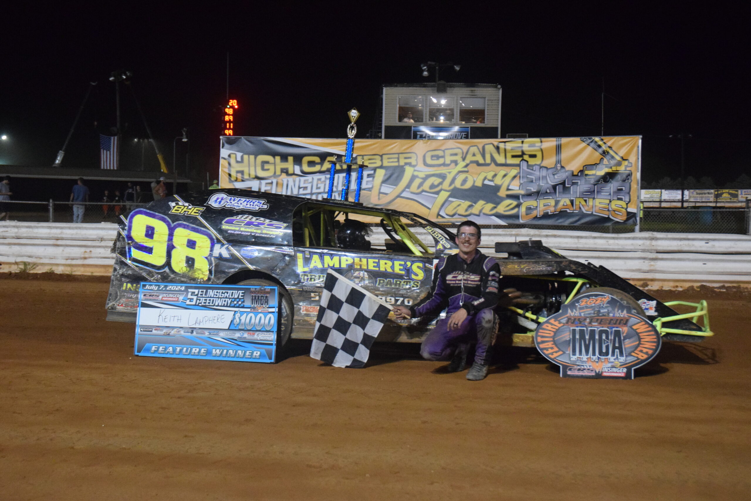 Lamphere Wins a Thriller at selinsgrove